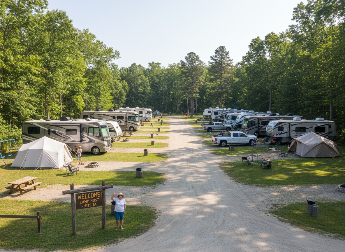 A welcoming campground with well-maintained sites and facilities