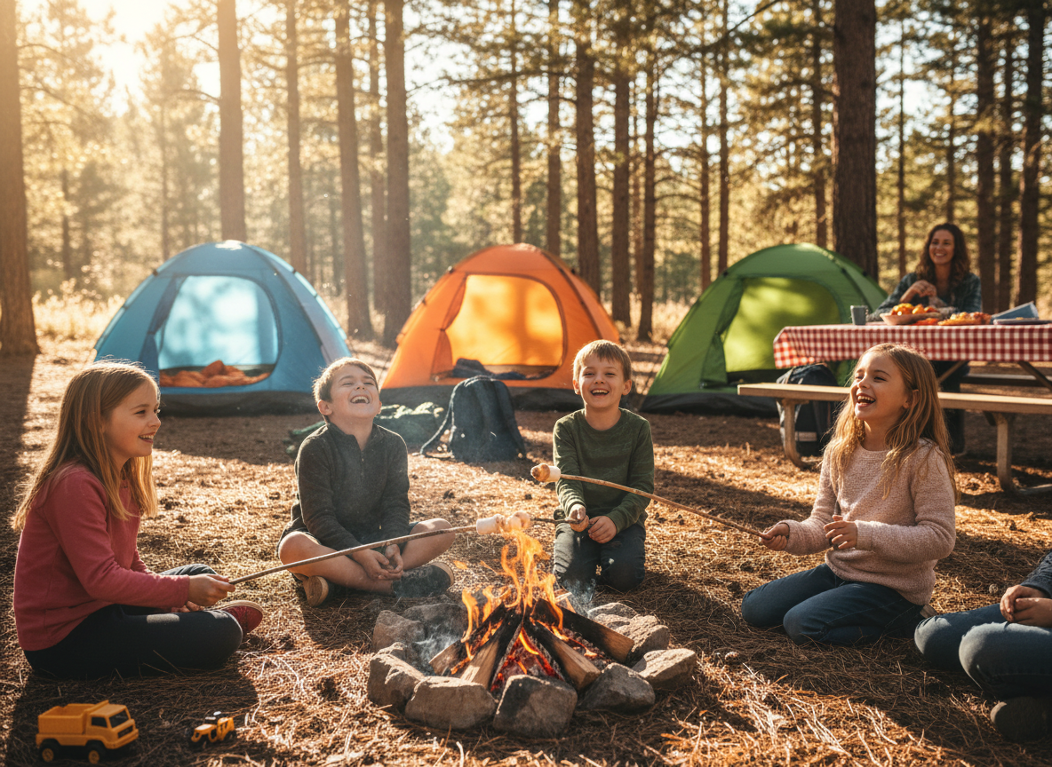 All About the Kids camping activities